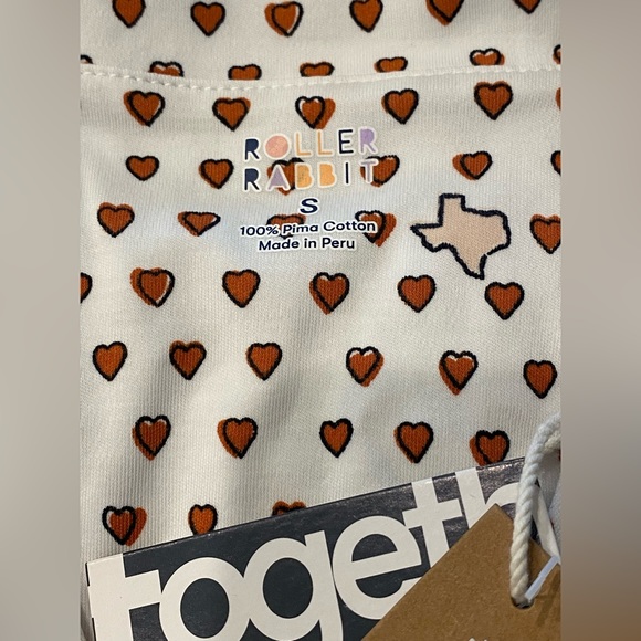 Roller Rabbit Texas ❤️ Limited Edition Pajama Set, Size Small - SOLD OUT - Picture 3 of 5